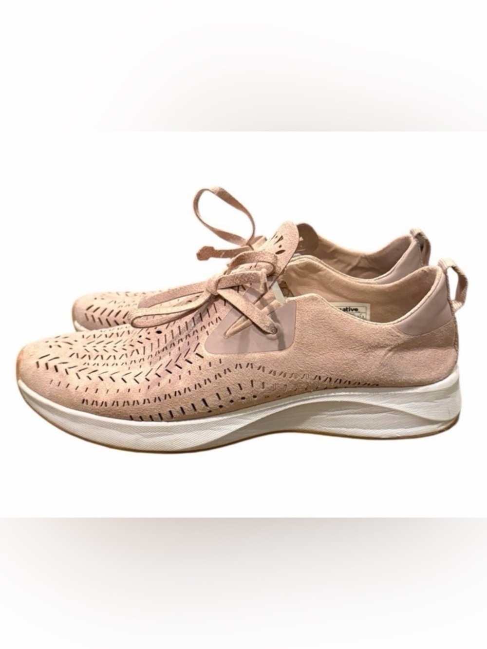 Native Petal Pink Suede Sneakers Outdoor Size Women's 9.5